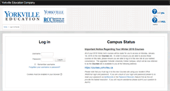 Desktop Screenshot of campus.yorkvilleu.ca